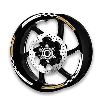 Amazon.co.jp: 反射バイクホイールステッカー デカール リム